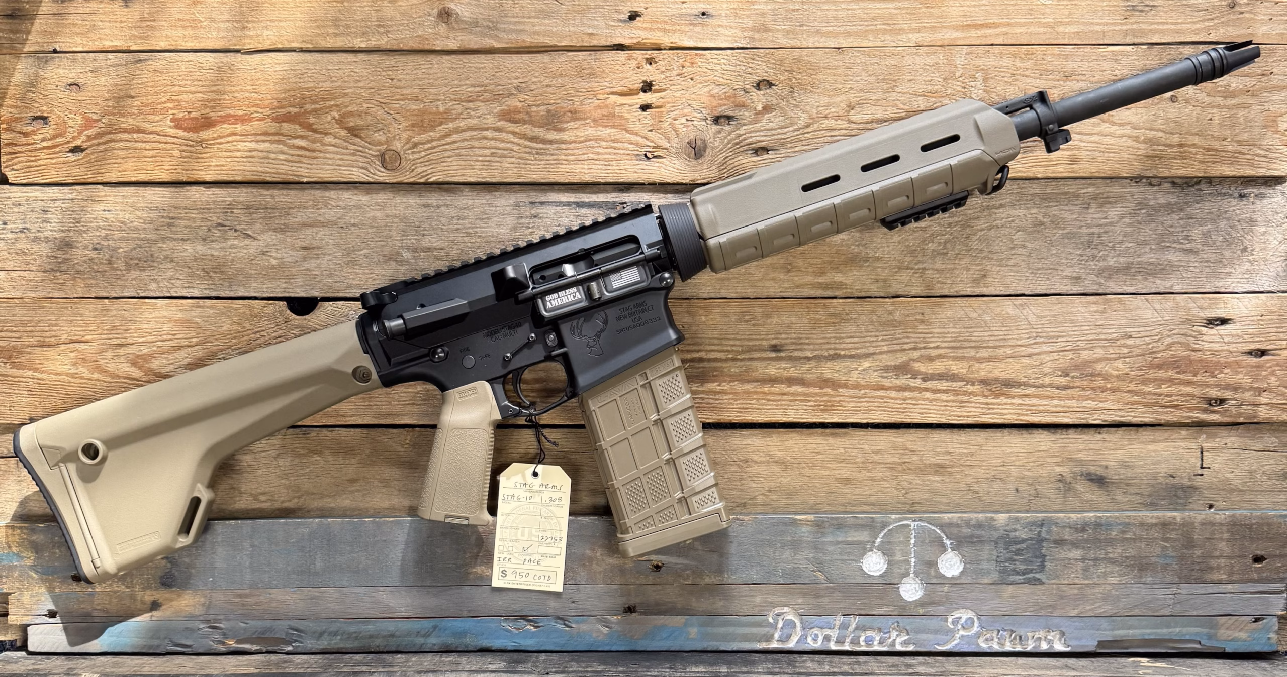 Consignment: Stag Arms STAG-10 .308 1/10 16” Mid-Length Bushmaster Barrel $950cotd