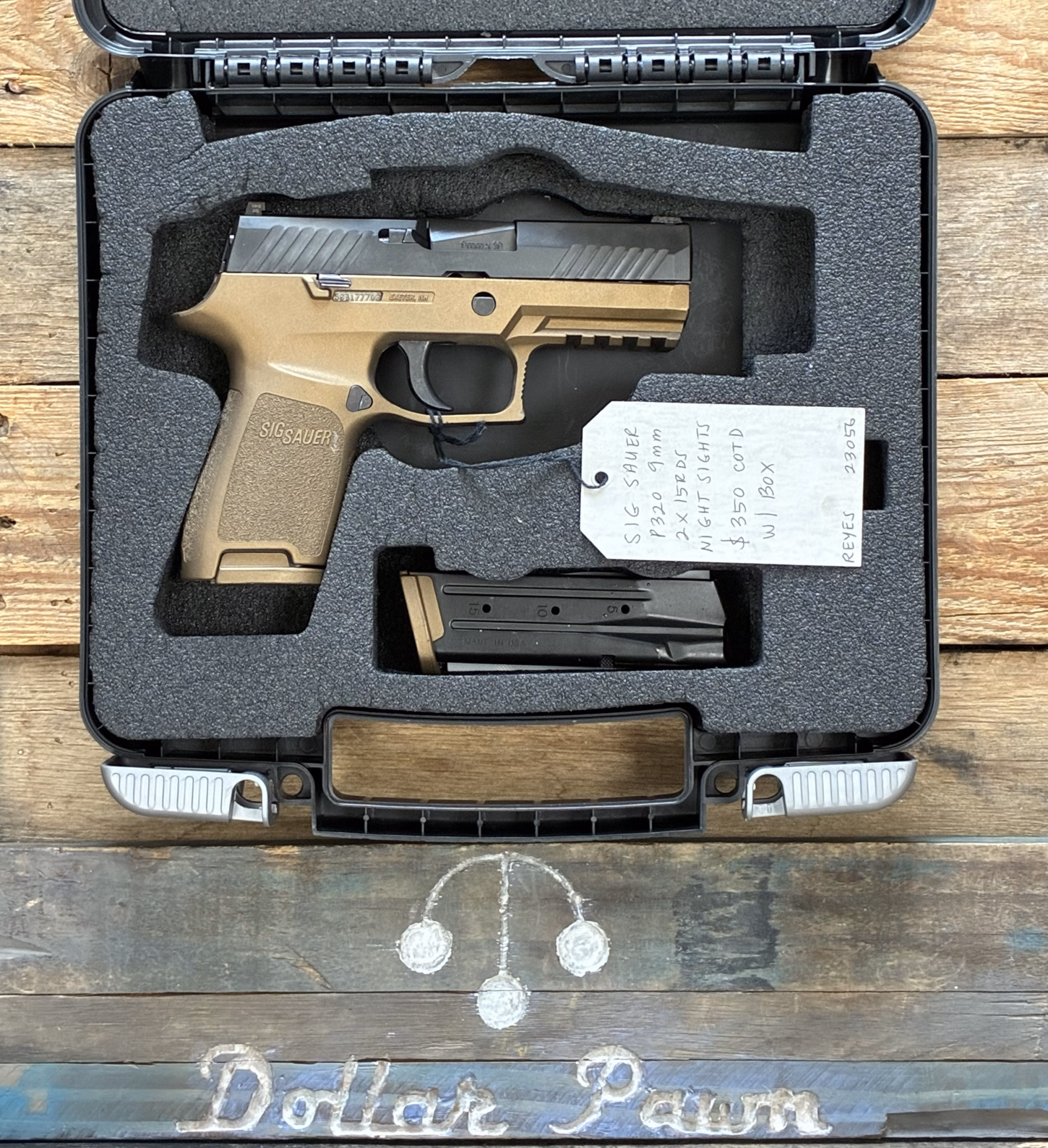 Consignment: Sig Sauer P320 9mm 2-15rd Night Sights $350cotd